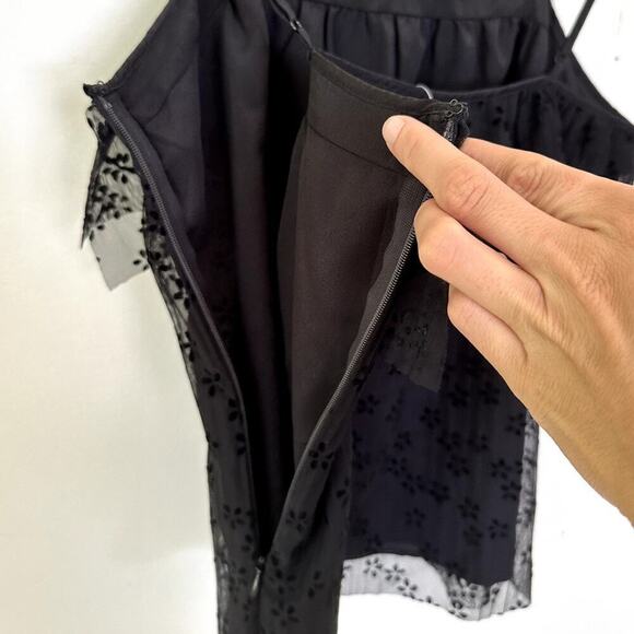 J. Crew Flutter Lace Tank Cami Women's Size XS G8413 - Picture 6 of 9